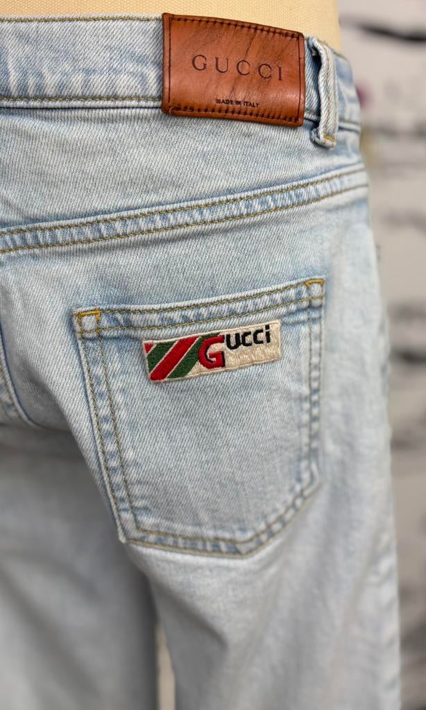 Gucci jongens korte broek spijkerbroek maat 10, Broek, Gebruikt, Verzenden, Gucci EU