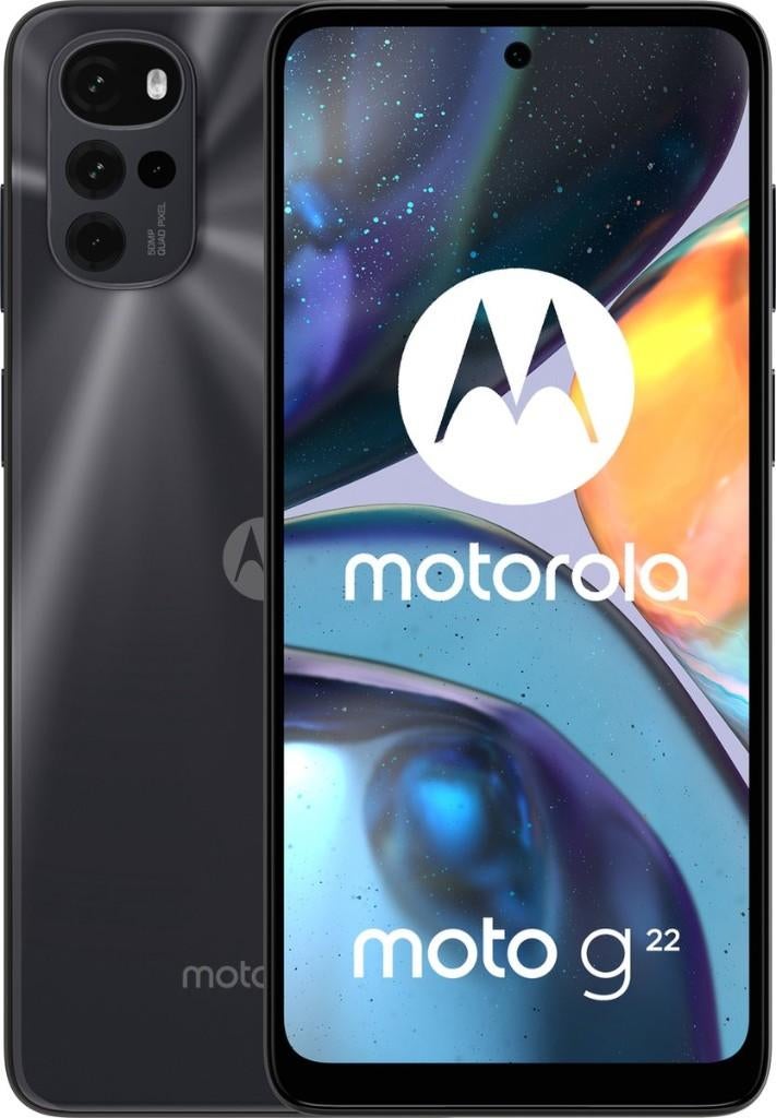 Motorola Moto G22, 4GB/64GB, Black, Gebruikt, Overige modellen, Verzenden, Zwart