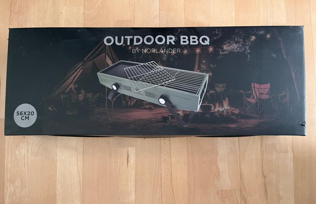 Norlander Outdoor BBQ-draagbaar-56x20cm, Ophalen, Nieuw