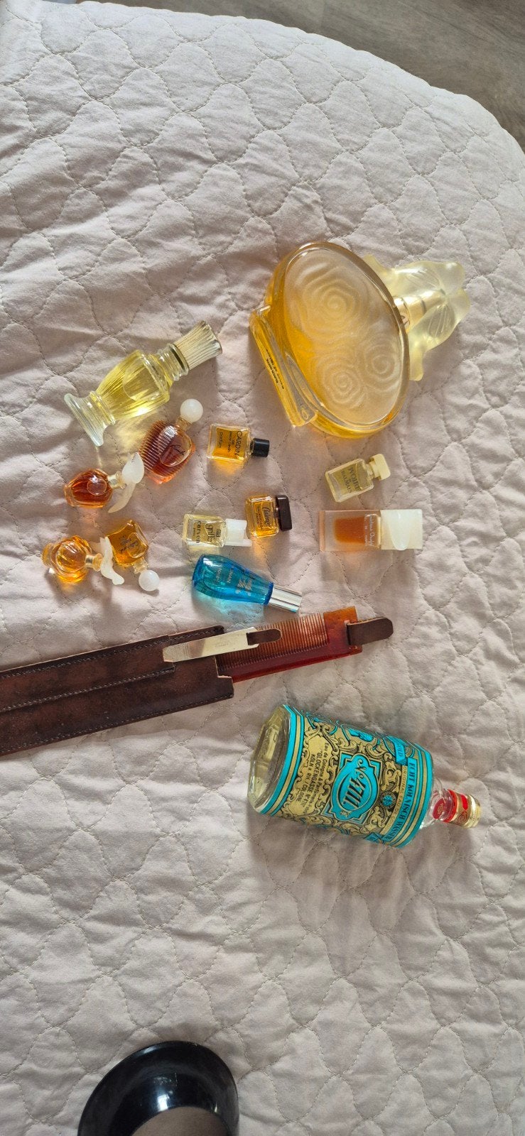 Vintage parfumflesjes en 4711 eau de cologne, Ophalen of Verzenden, Gebruikt