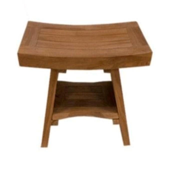Nieuw teak kruk/ 2 stuks beschikbaar, Ophalen of Verzenden, Nieuw, Hout