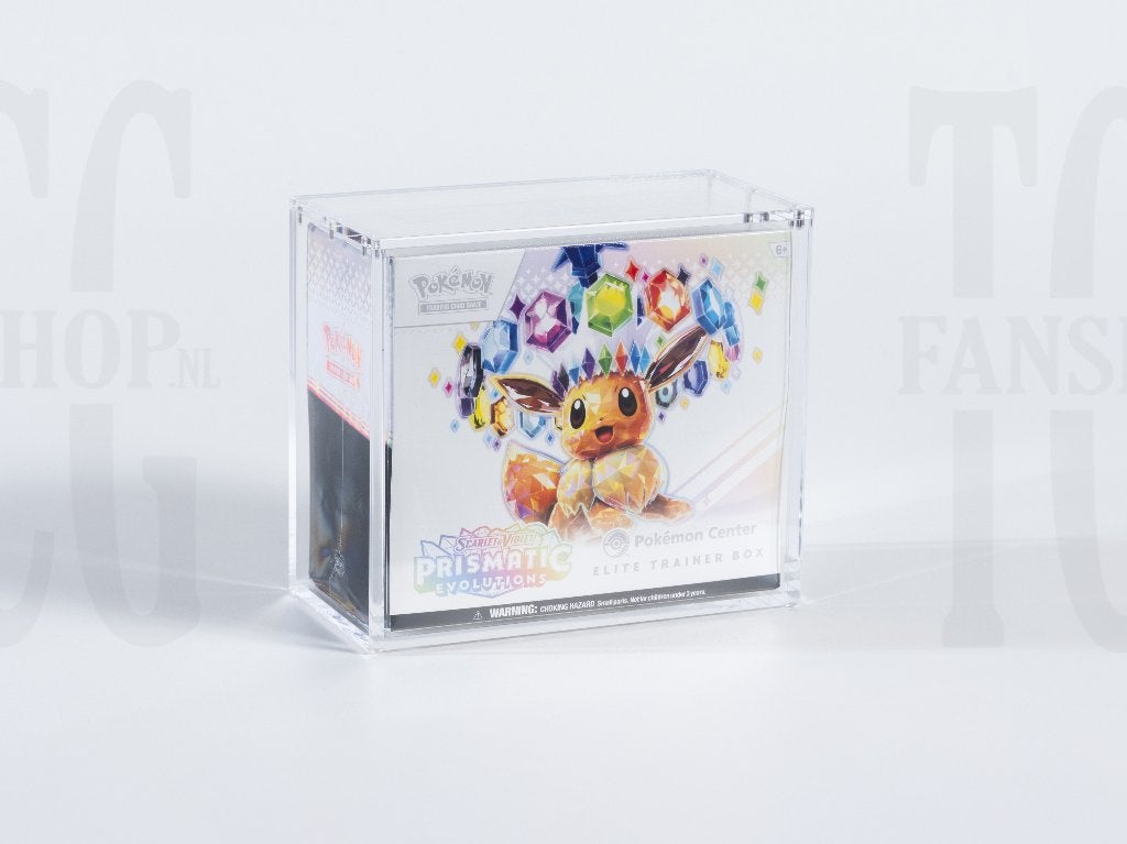 Acryl Case Pokémon Elite Trainer Box (ETB) | TCGfanshop, Ophalen of Verzenden, Nieuw, Boosterbox