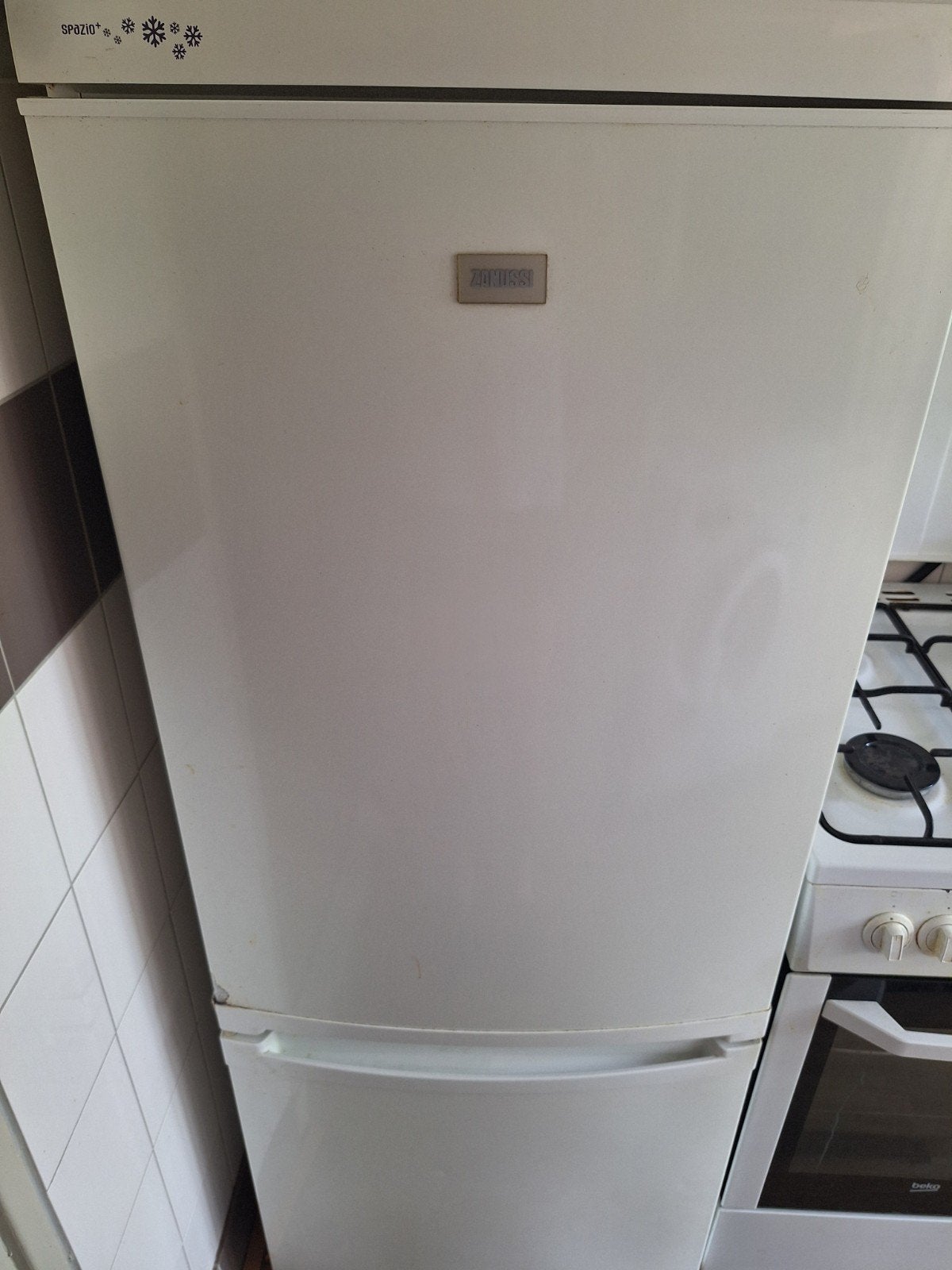 Zanussi Koelkast met vriesvak - Wit, Gebruikt, Gebruikt, 200 liter of meer, 60 cm of meer, Energieklasse A of zuiniger
