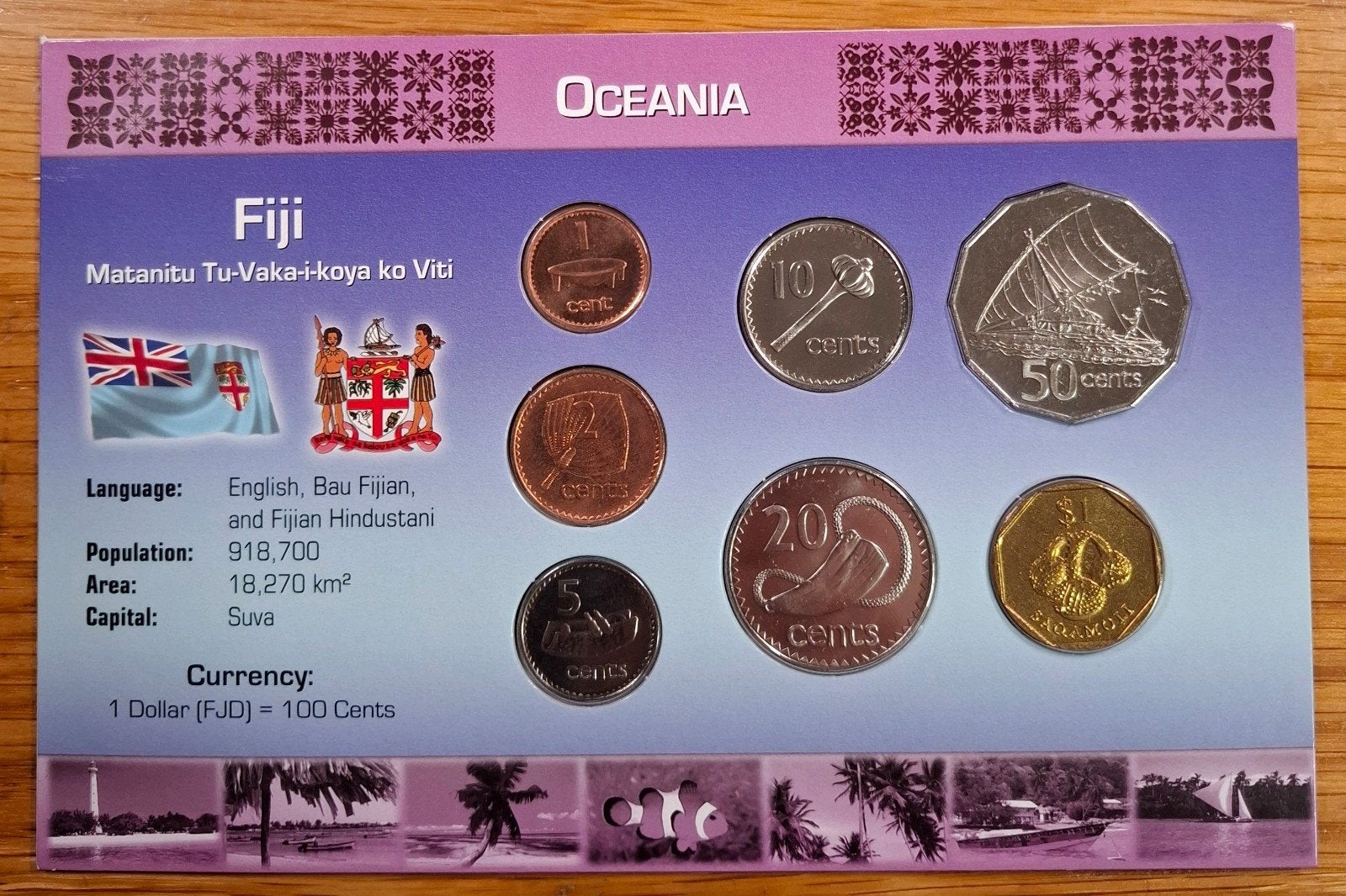 Coins of the World muntset Fiji, Ophalen of Verzenden