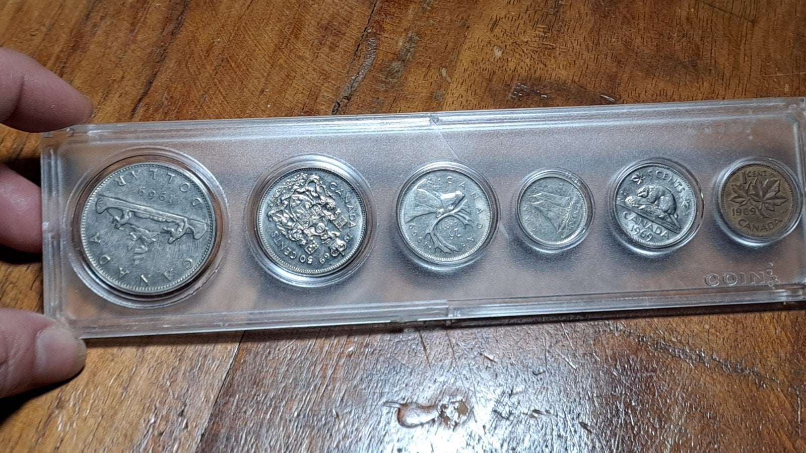 Canadese Muntenset 1969 - Koningin Elizabeth II, Postzegels en Munten, Ophalen of Verzenden, Overige waardes, Setje