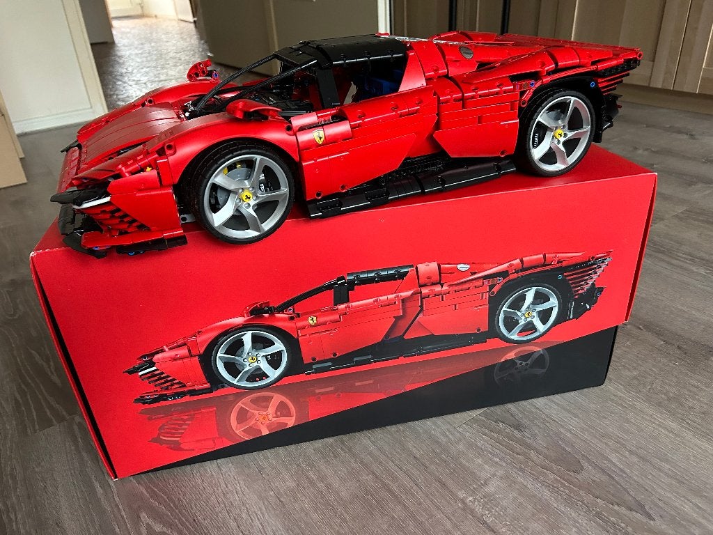 Lego Technic Supercar 42143 – Ferrari Daytona SP3, Inclusief instructies, Lego, Ophalen of Verzenden, Zo goed als nieuw