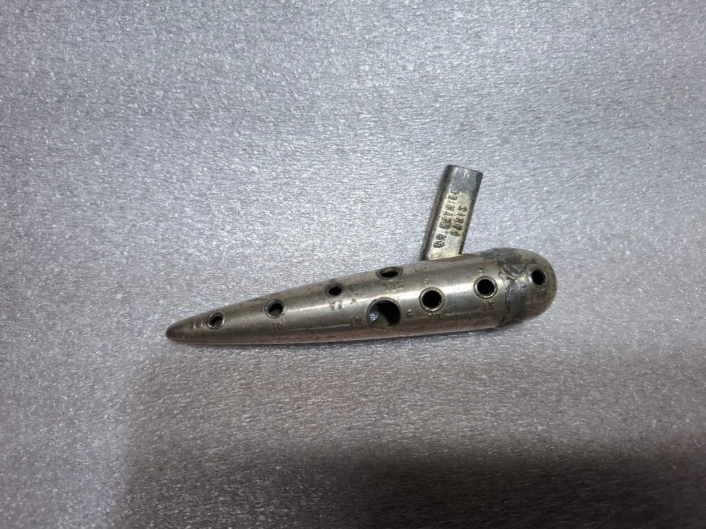 Oud Blaasinstrument Ocarina soort Fluit Vintage, Muziek en Instrumenten, Ophalen of Verzenden, Gebruikt