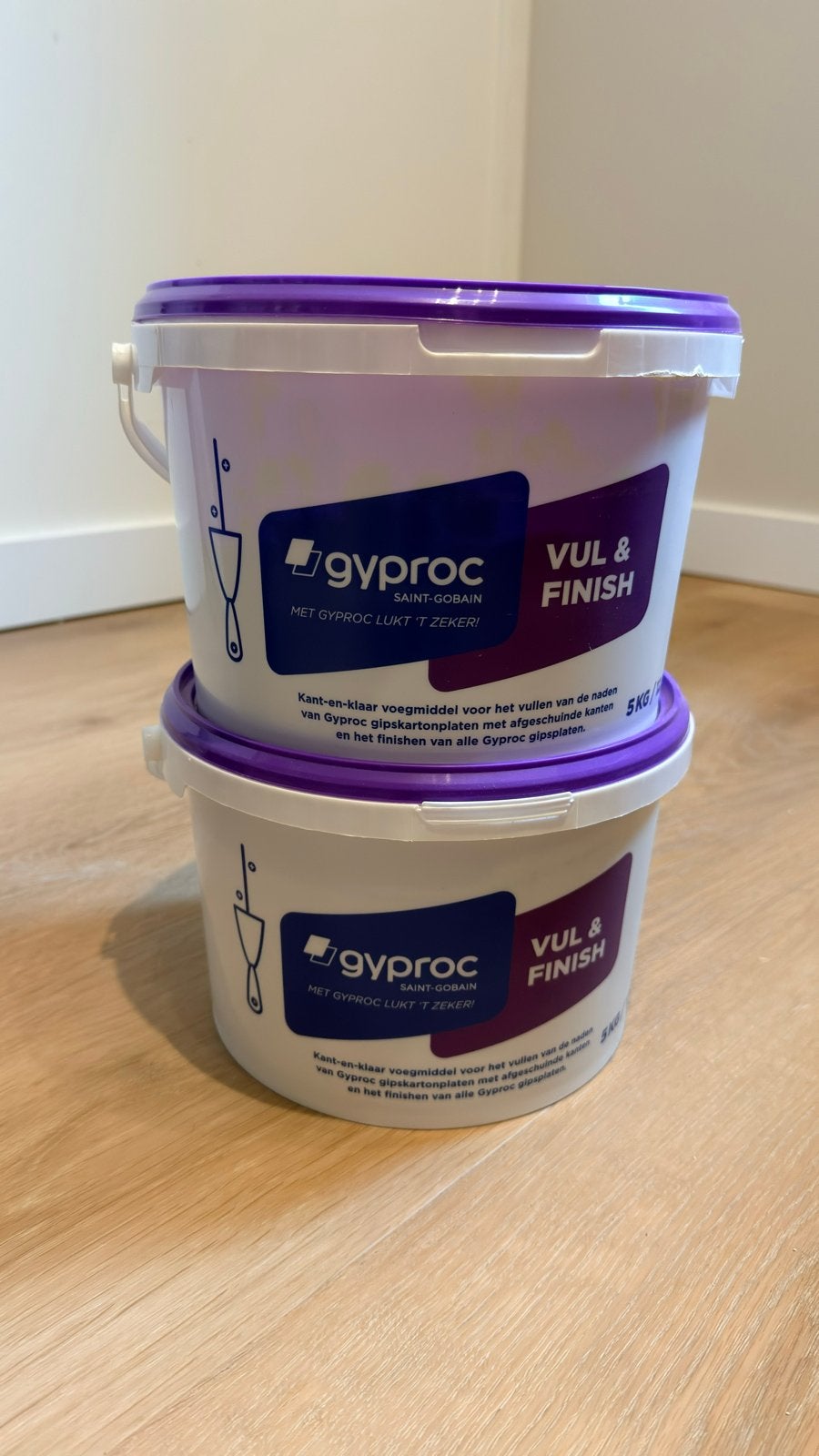 Gyproc Vul & Finish Voegmiddel 5KG (1,5 emmer), Ophalen, Gebruikt, Overige typen