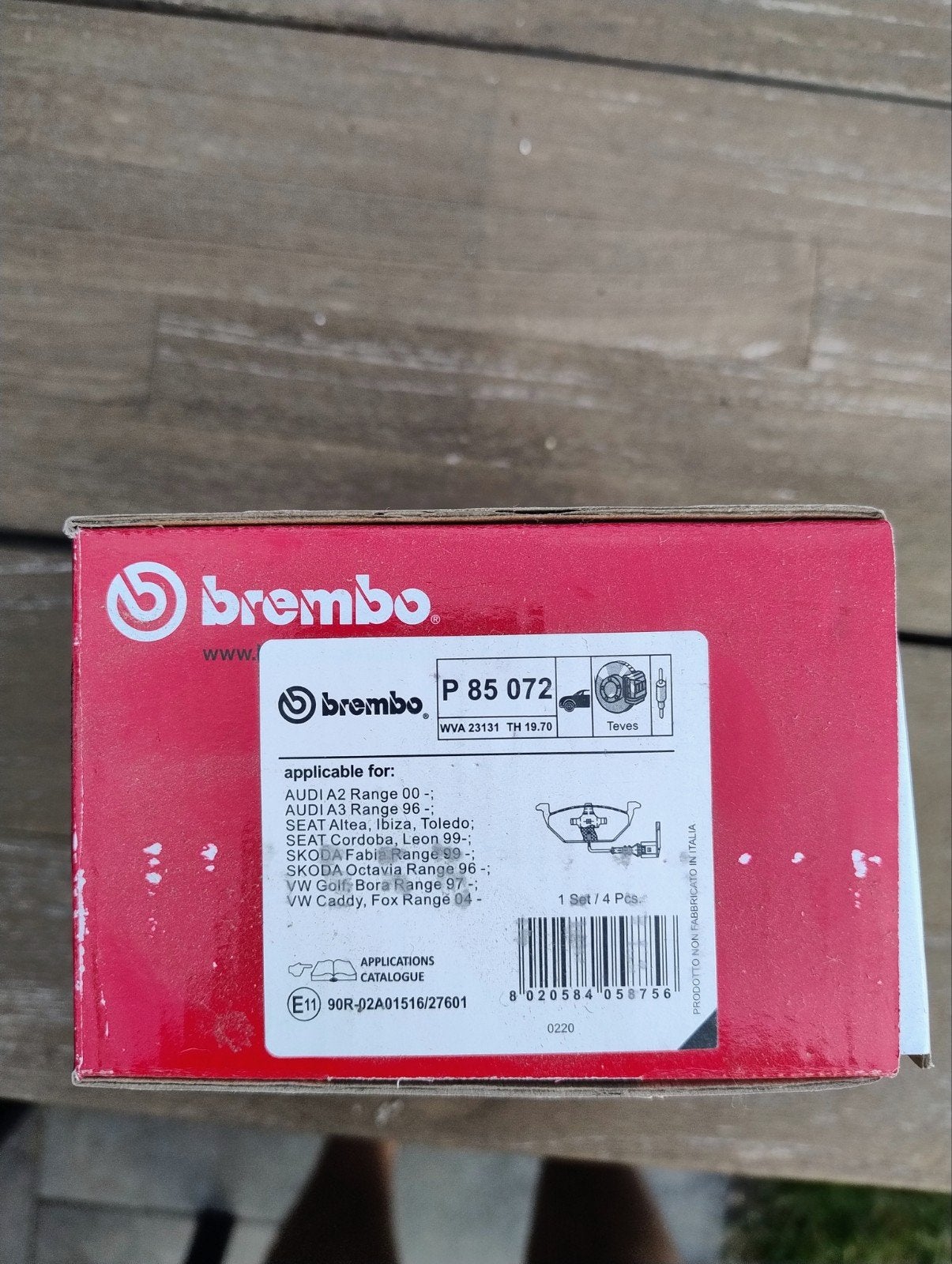 Brembo P85072 nieuw in verpakking, Auto-onderdelen, Remmen en Aandrijving, Ophalen, Nieuw