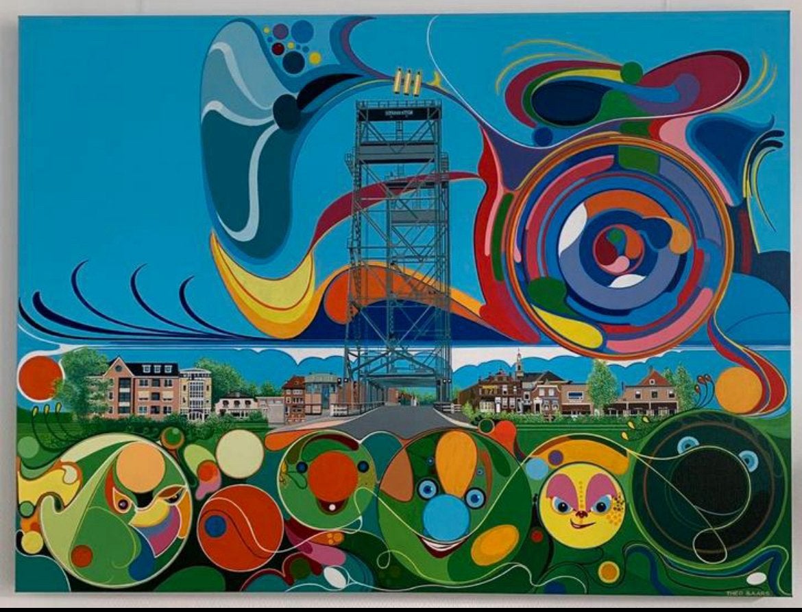 Theo baars “Hefbrug Waddinxveen”, Ophalen