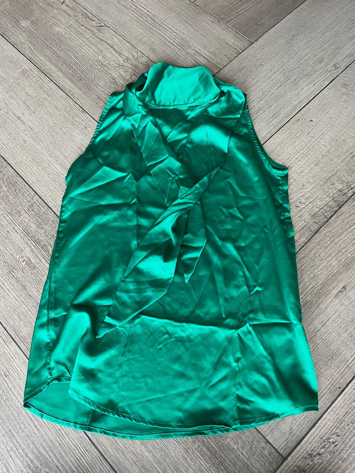 Groene Shein Top - Maat S, Kleding | Dames, Maat 38/40 (M), Ophalen of Verzenden, Zo goed als nieuw, Zonder mouw