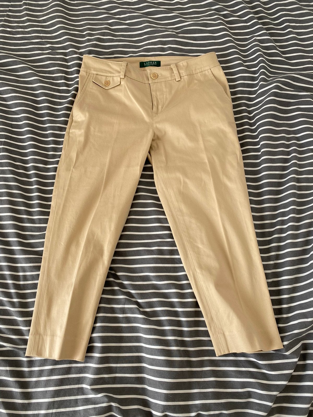 Lauren Ralph Lauren chino, Kleding | Dames, Maat 38/40 (M), Beige, Ophalen of Verzenden, Zo goed als nieuw