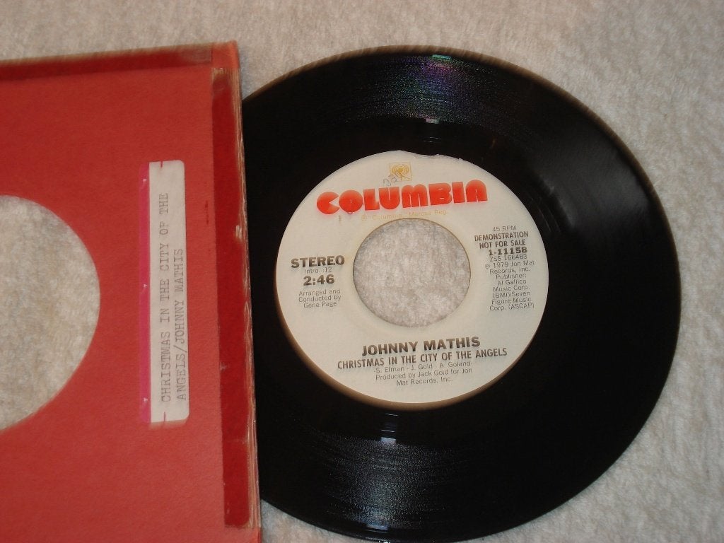 Johnny Mathis PROMO  Christmas in The City   Kerst  Orgineel, Originele persing, Ophalen of Verzenden, Zo goed als nieuw, Pop