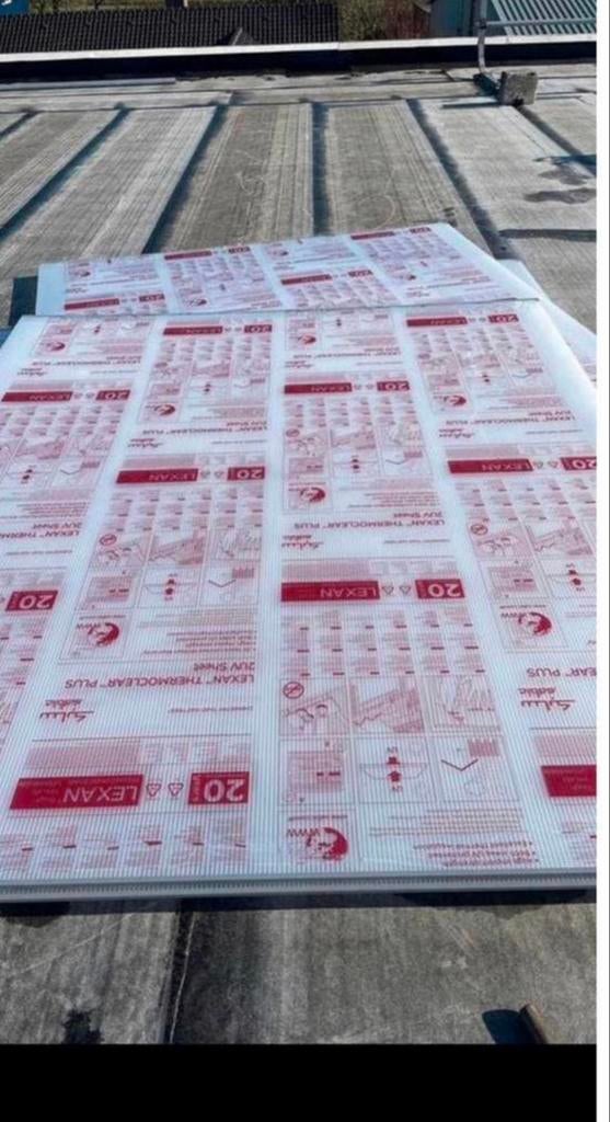 Polycarbonaat plaat 10 mm - Lexan Thermoclear Plus, Ophalen, Nieuw, Overige materialen, Minder dan 20 mm