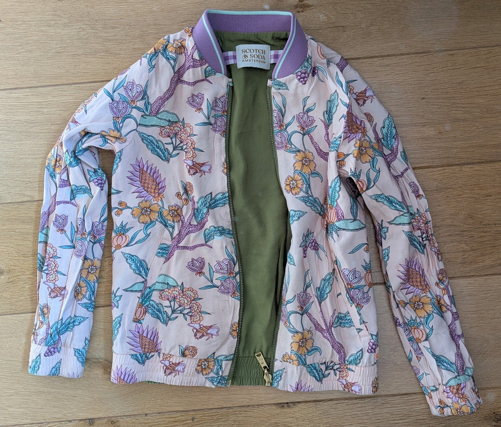 Scotch & Soda omkeerbare zomerjas meisje 140, Ophalen of Verzenden, Zo goed als nieuw