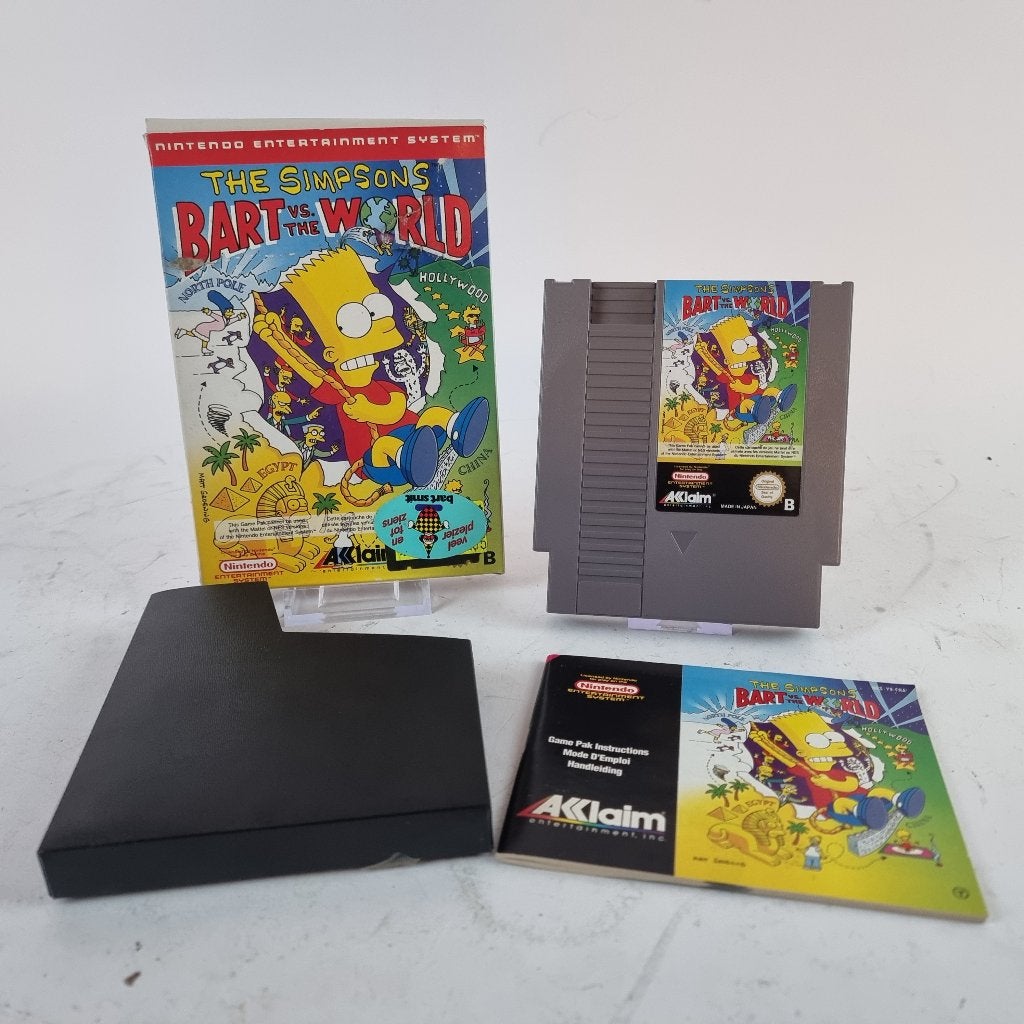 Bart vs the world NES Compleet || Nu voor maar € 59.99, Spelcomputers en Games, Avontuur en Actie, Gebruikt, 1 speler, Ophalen of Verzenden