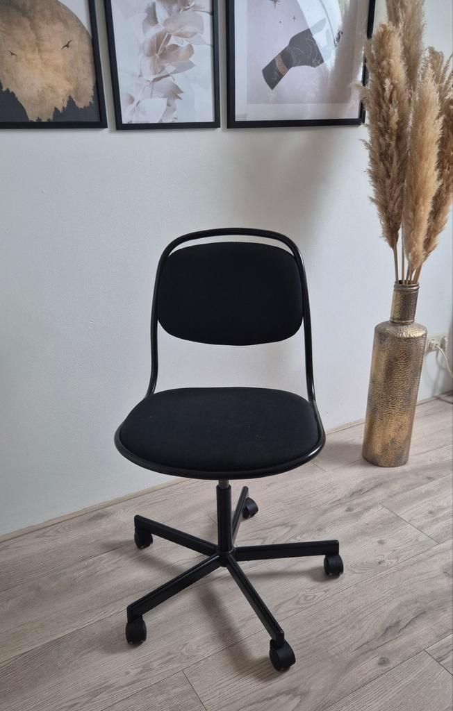 IKEA ÖRFJÄLL Bureaustoel - Zwart, Ophalen of Verzenden, Gebruikt, Zwart, Bureaustoel