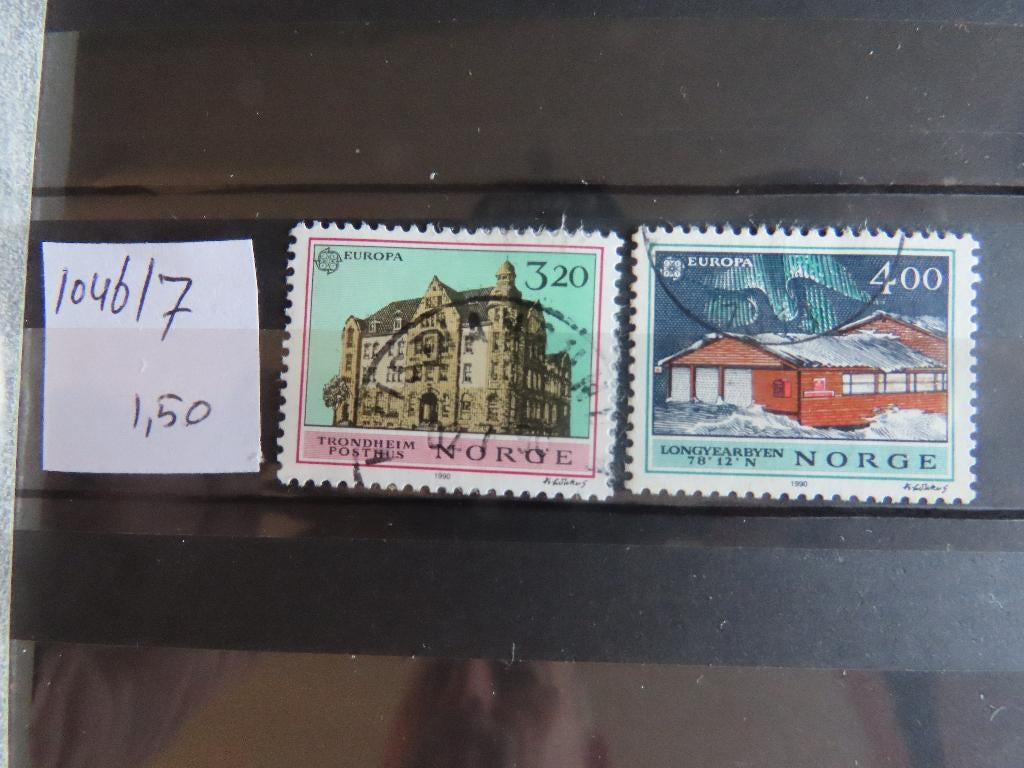 Noorwegen 1046/7, Ophalen of Verzenden, Noorwegen, Gestempeld