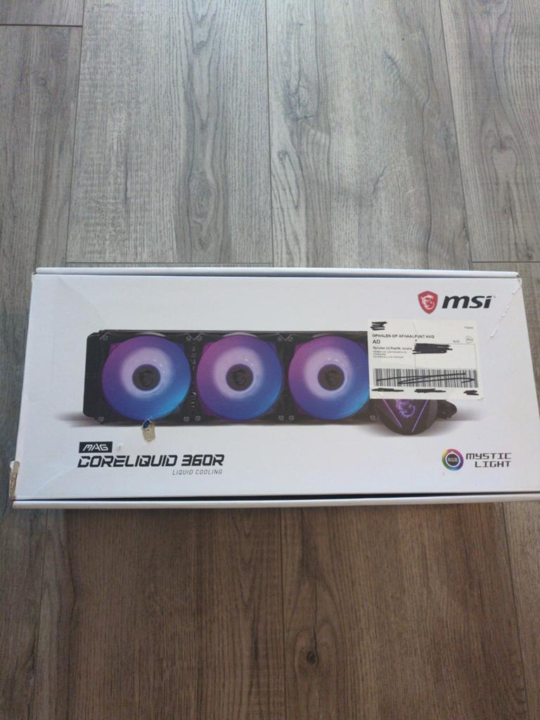 MSI MAG Coreliquid 360R Liquid Cooling, Computers en Software, Computerkoelers, Ophalen of Verzenden, Zo goed als nieuw, Waterkoeling