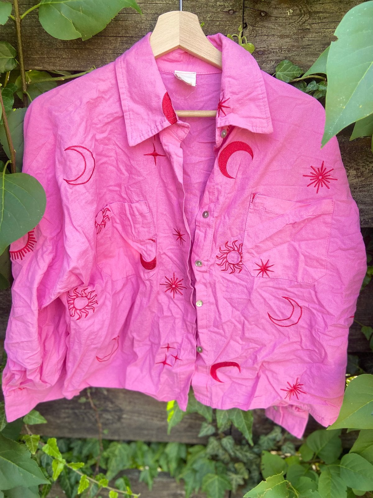 Roze blouse Purple Queen maat s/m, Ophalen of Verzenden, Zo goed als nieuw, Maat 38/40 (M), Roze