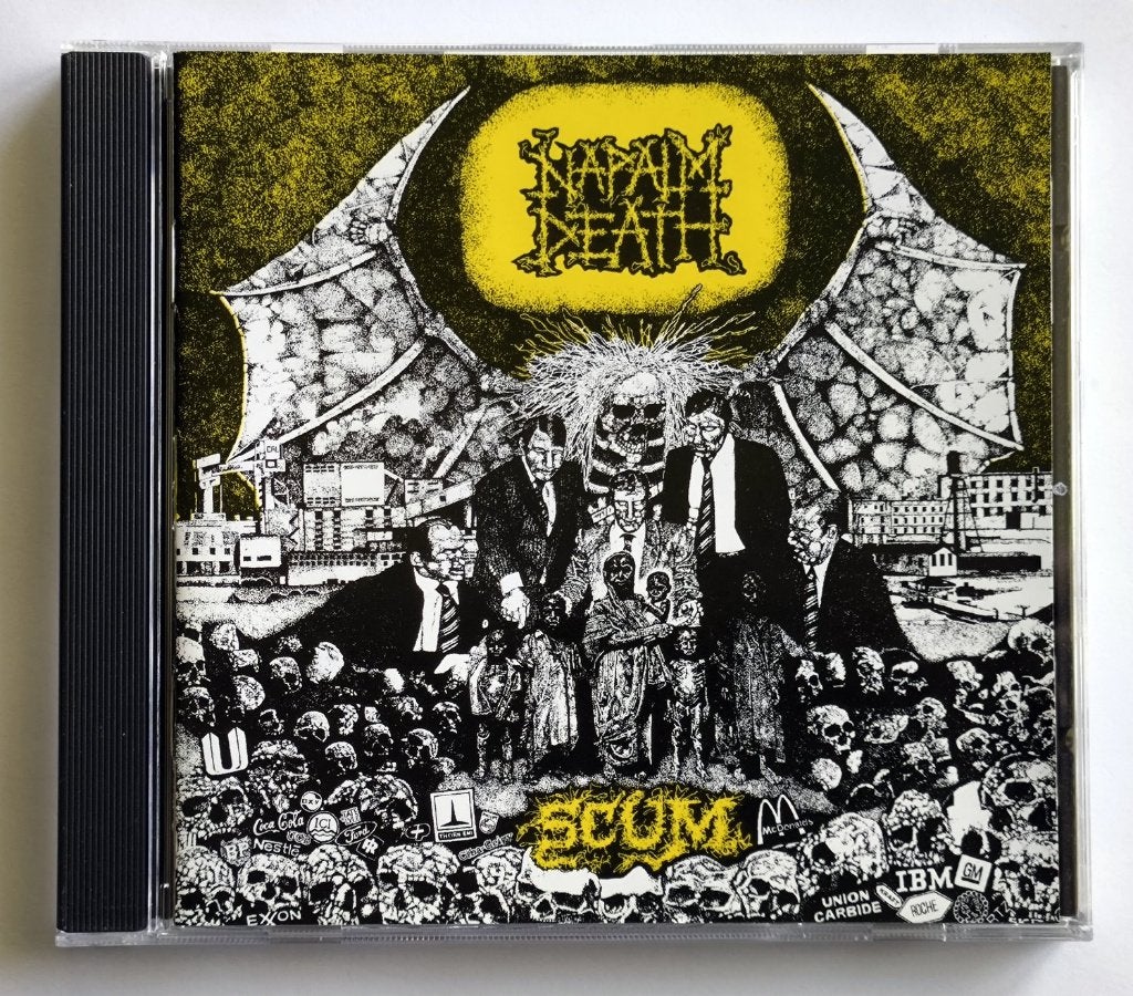 Napalm Death - Scum CD (jewelcase) heruitgave, Gebruikt, Verzenden, Death metal, Reissue