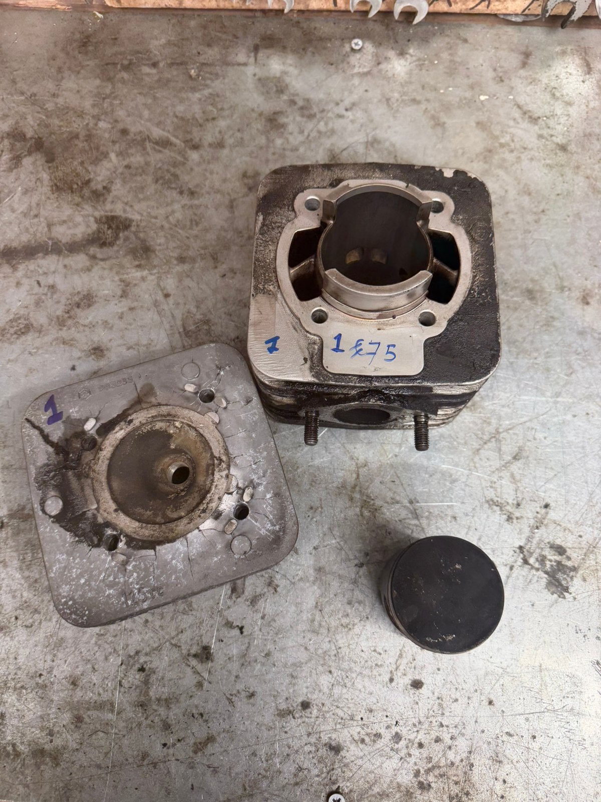 Piaggio skr AC cillinderkit 125cc, Ophalen of Verzenden