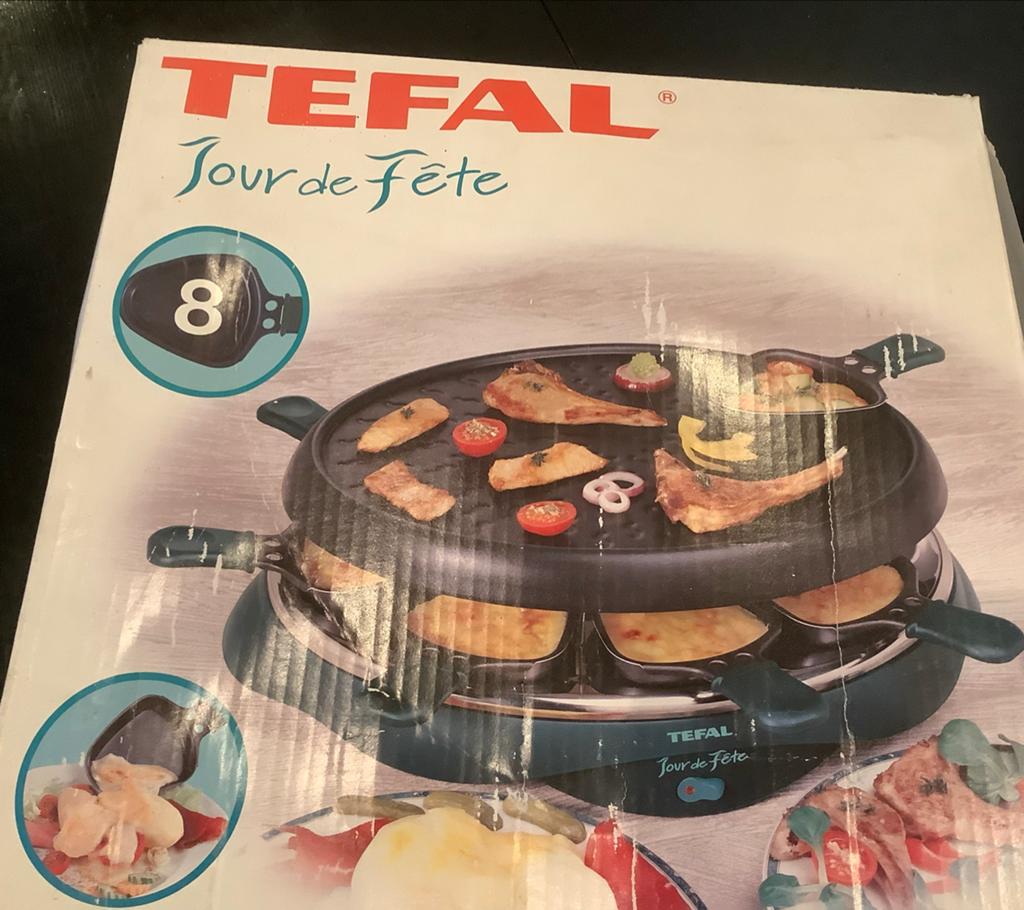 Tefal Jour de Fête Raclette Grill voor 8 personen, Ophalen, Gebruikt