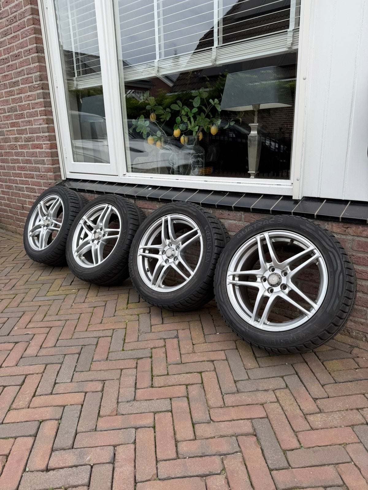 Winterset 16 inch 5x100 6-7mm profiel!, Auto-onderdelen, Ophalen, 16 inch, Banden en Velgen, 205 mm