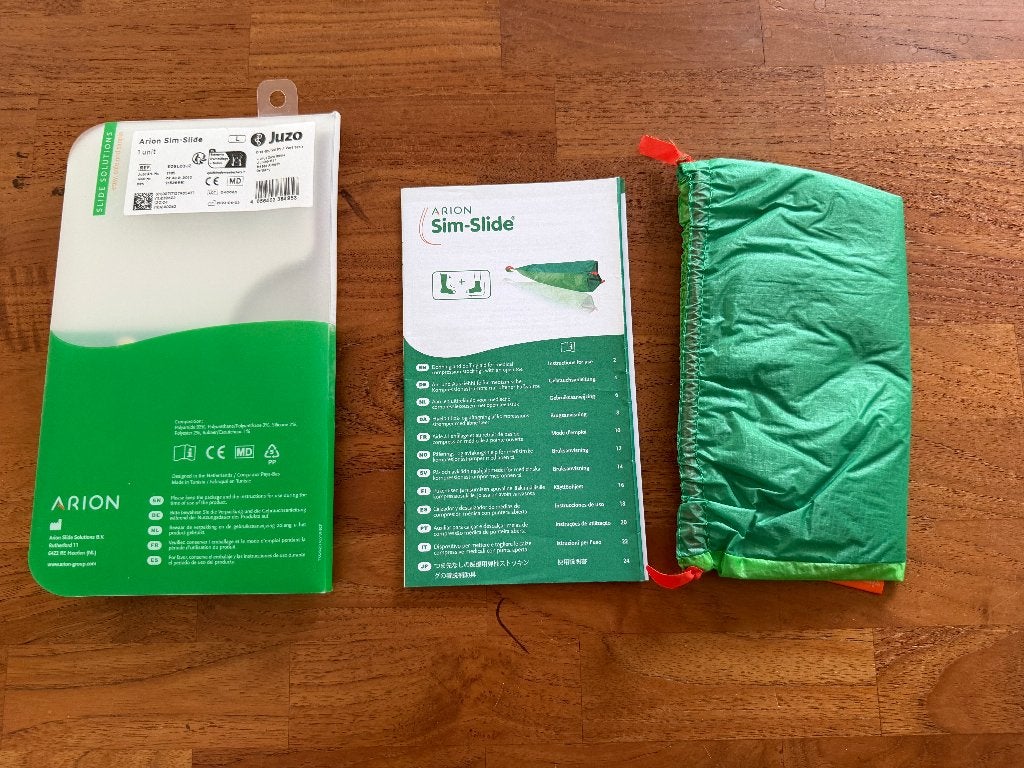 Arion Sim-slide aan en uittrekhulp voor elastische kousen, Diversen, Ophalen of Verzenden, Nieuw