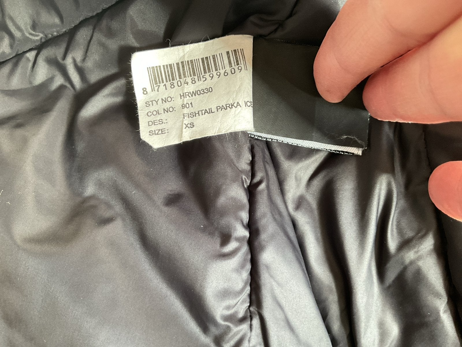 Airforce Fishtail Parka Ice Winterjas Zwart Maat XS, Ophalen of Verzenden, Nieuw, Maat 34 (XS) of kleiner, Zwart