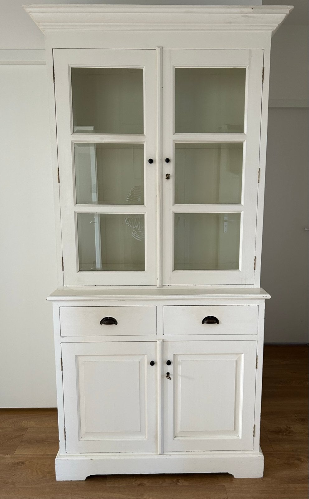 Buffetkast wit, Gebruikt, 100 tot 150 cm, 200 cm of meer, Ophalen of Verzenden