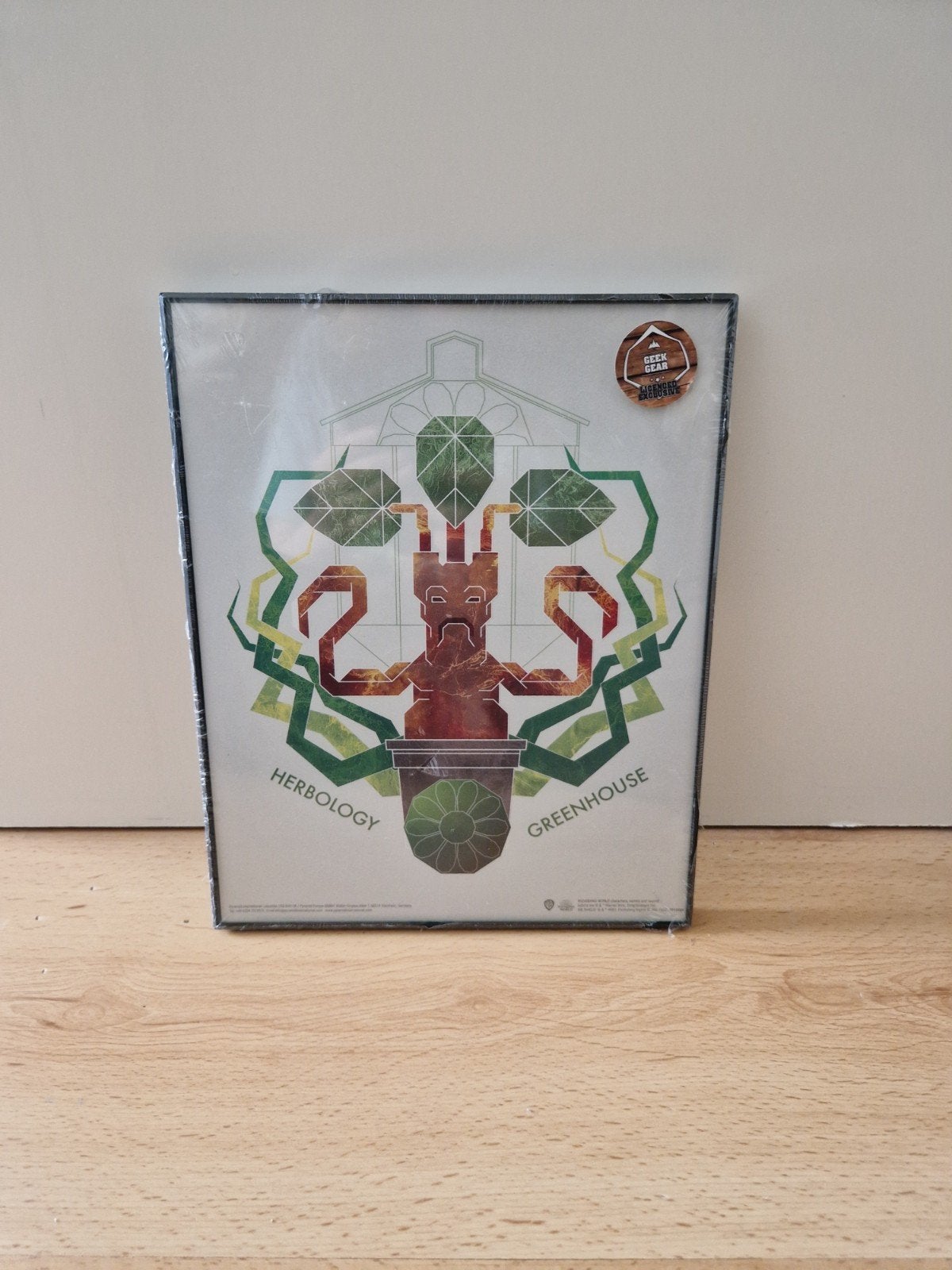 harry potter wizarding world print herbology greenhouse geek, Ophalen of Verzenden, Zo goed als nieuw