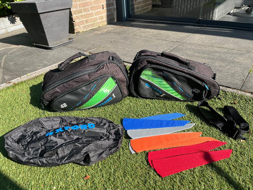 Motor zadeltassen, Motoren, Accessoires | Koffers en Tassen, Ophalen, Zo goed als nieuw