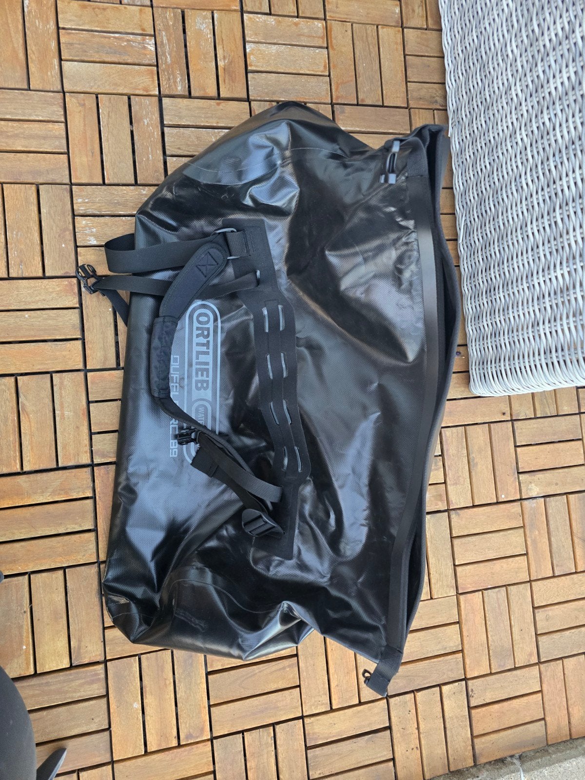 Ortlieb motor/fiets waterdichte tas 89 L duffle, Caravans en Kamperen, Kampeeraccessoires, Zo goed als nieuw, Verzenden