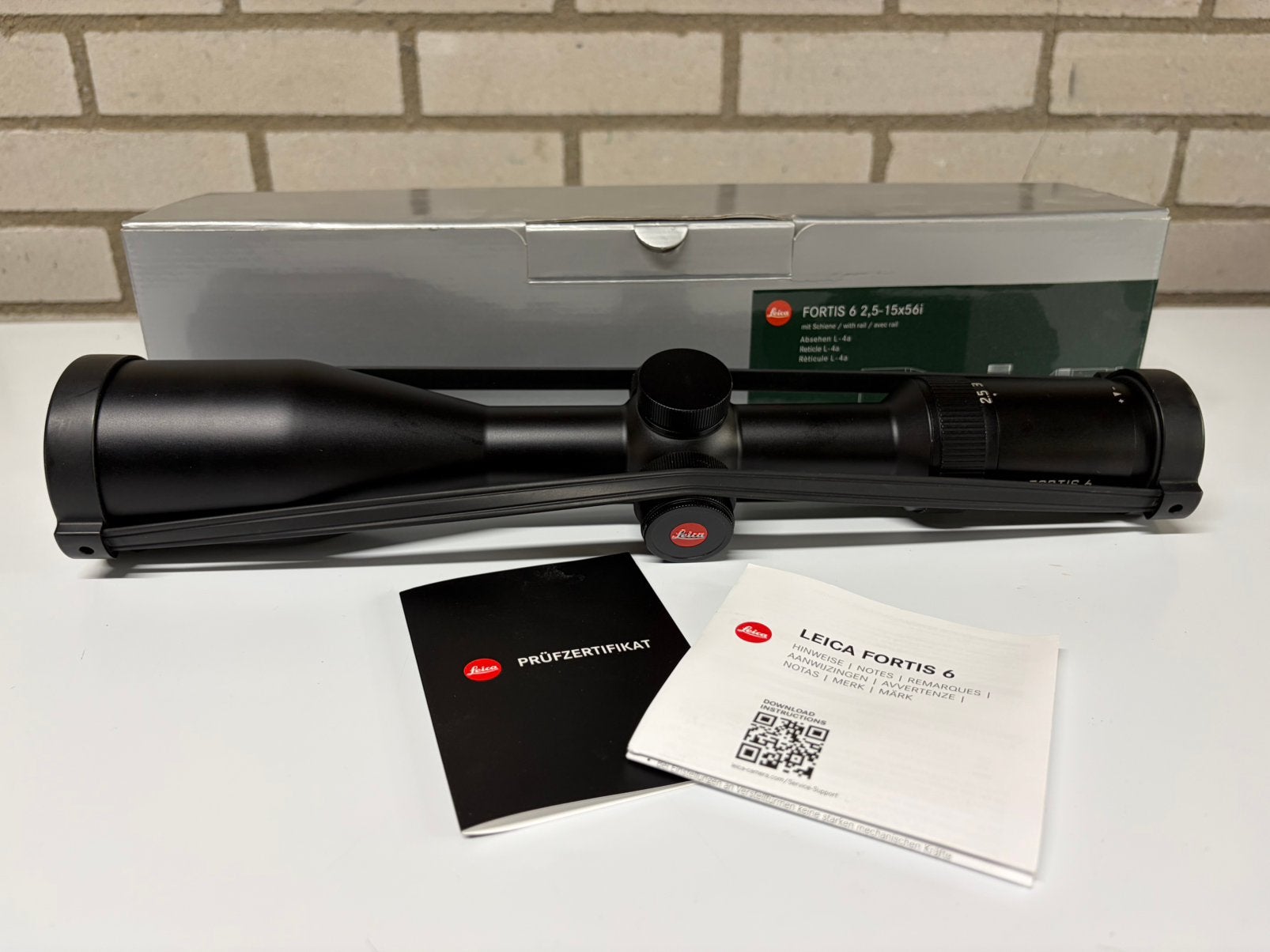 Leica Fortis 6 2,5-15x56i, Sport en Fitness, Ophalen of Verzenden, Zo goed als nieuw