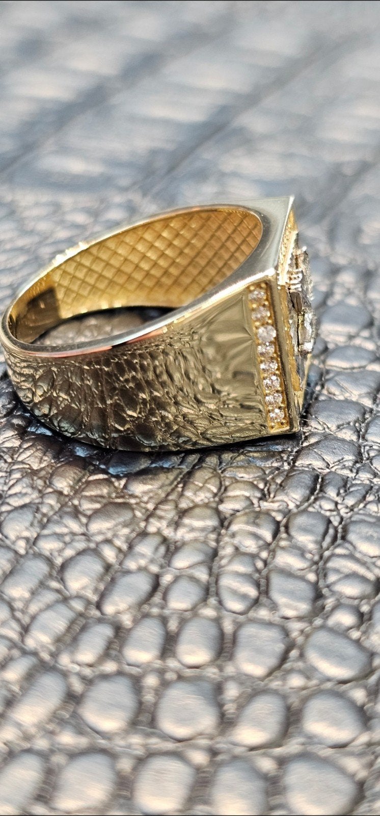 Adelaar 14k gouden ring, Heer, Nieuw, Ophalen of Verzenden, Goud