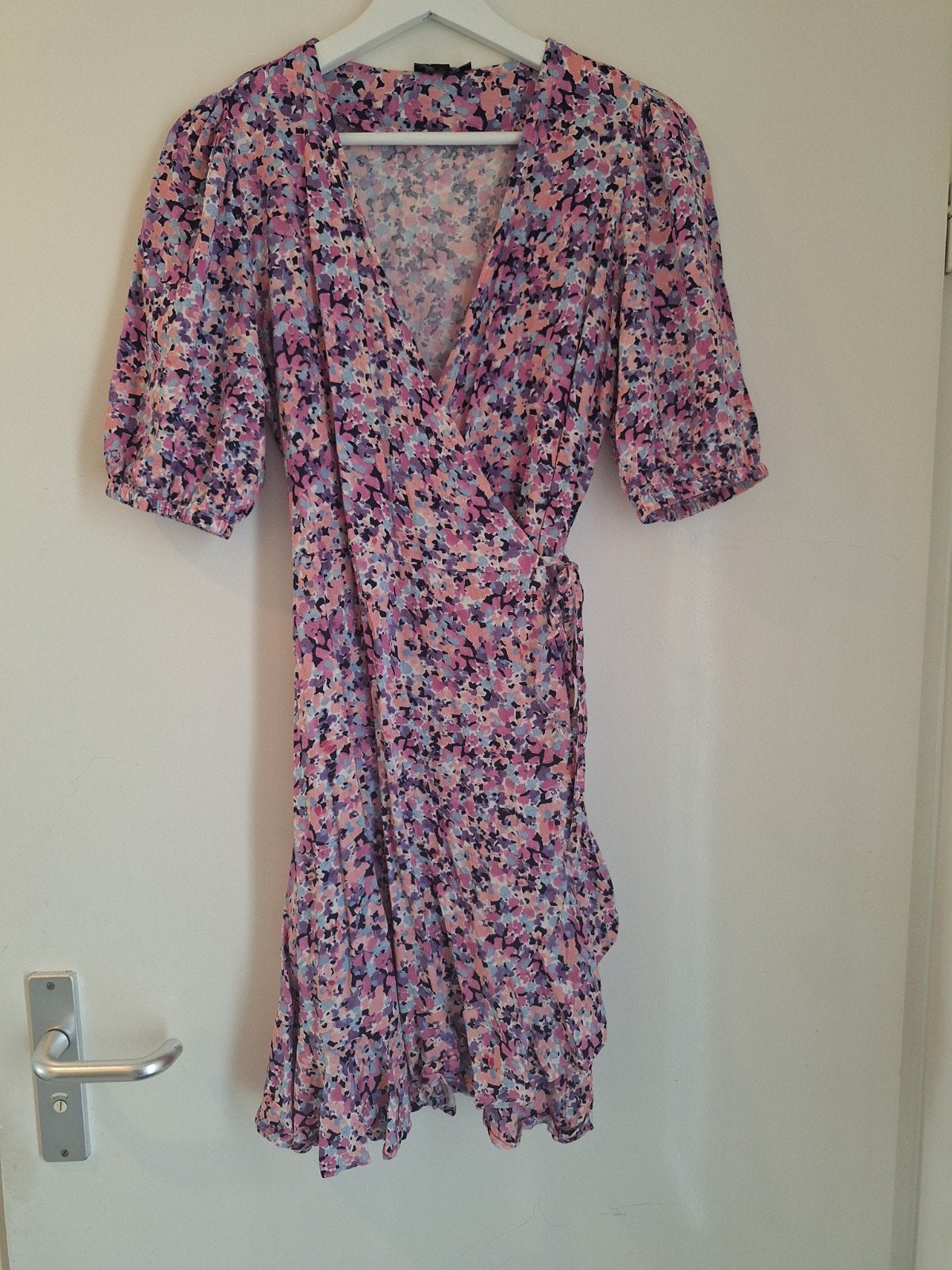 C&A fleurig overslag jurkje mt 36 38, Ophalen of Verzenden, Roze, Maat 36 (S), C&A