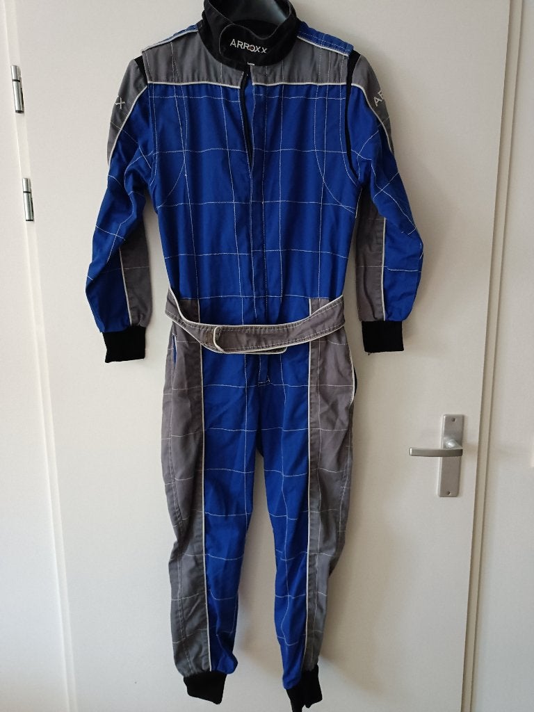 Arroxx Karting Overall – Maat 36 – Blauw/Grijs, Ophalen of Verzenden, Gebruikt, Kleding of Schoenen