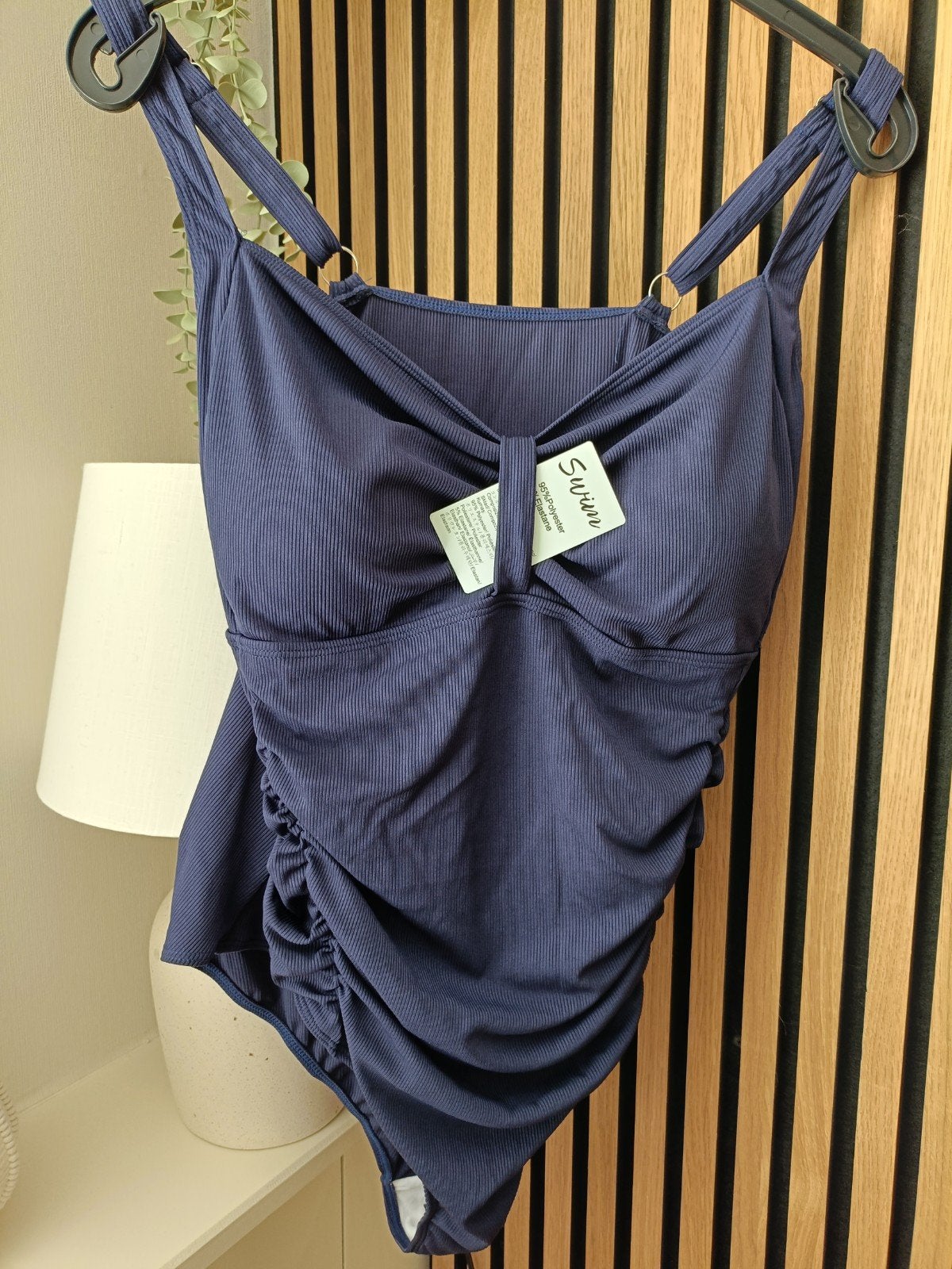 Badpak shein marine blauw maat 4XL, Kleding | Dames, Ophalen of Verzenden, Nieuw, Blauw, Badpak