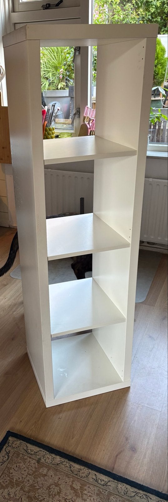 Kallax kast vier vakken, Ophalen, Minder dan 50 cm, 100 tot 150 cm, Zo goed als nieuw