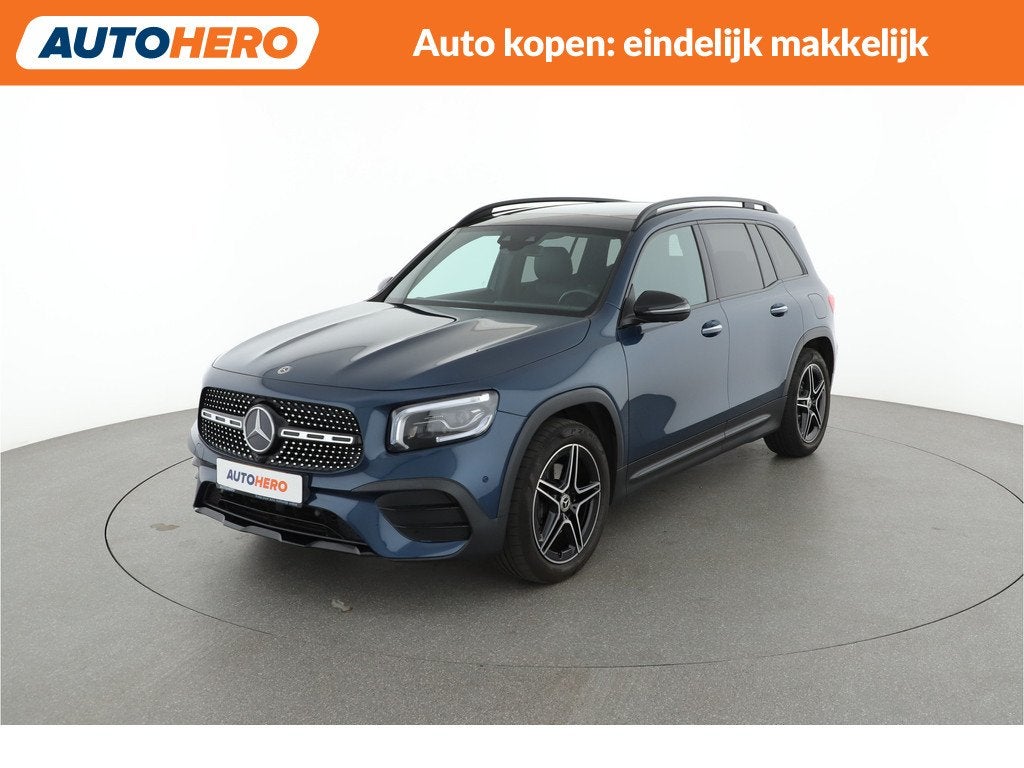 Mercedes-Benz GLB 200 Premium Plus |GX80291| (bj 2020), Auto's, Mercedes-Benz, 4 cilinders, Met garantie (alle), Blauw, Alcantara
