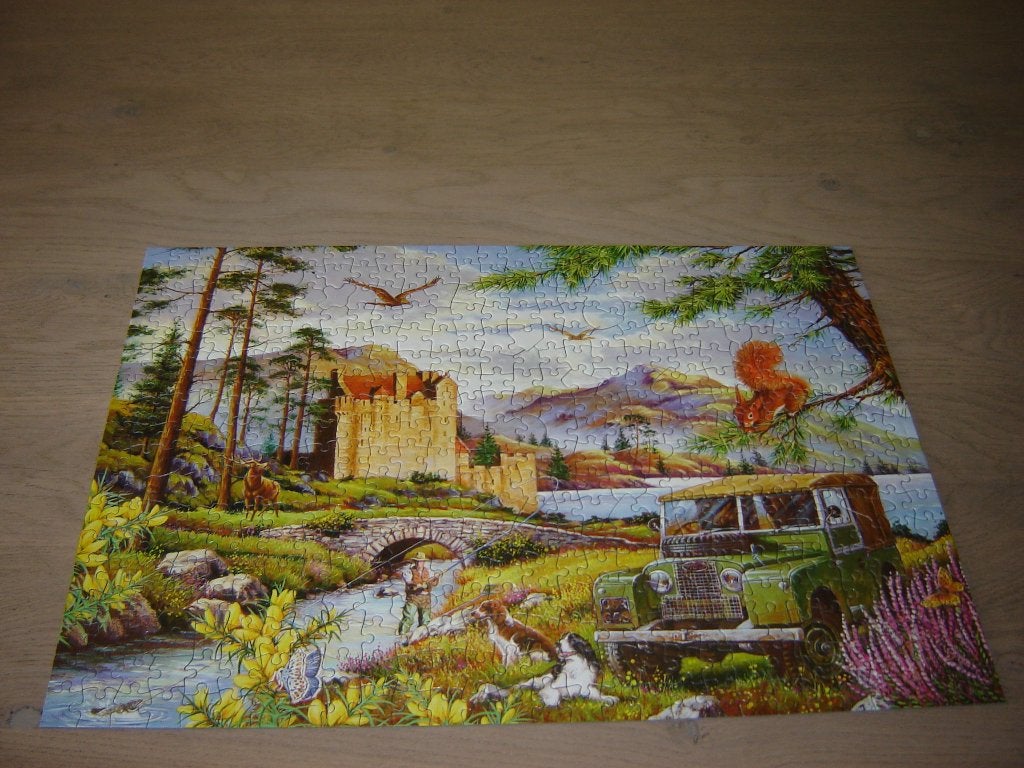 Puzzel HOP HOOKED 500 st., Hobby en Vrije tijd, Ophalen of Verzenden, 500 t/m 1500 stukjes, Zo goed als nieuw, Legpuzzel