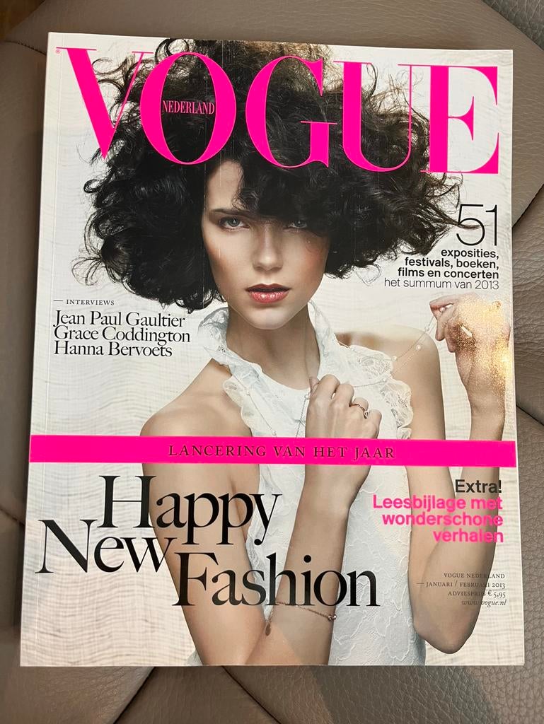 Vogue Nederland 2013 Happy new fashion, Boeken, Mode, Ophalen of Verzenden, Zo goed als nieuw, Mode algemeen