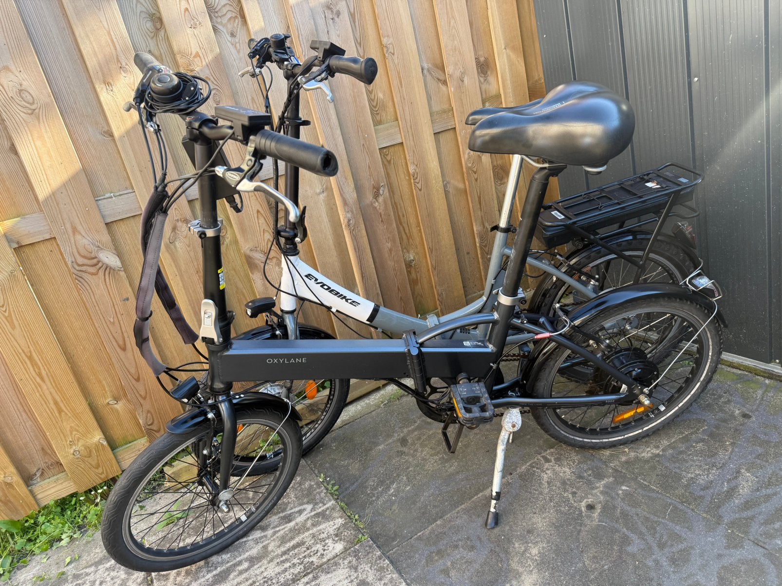 Elektrische vouwfietsen set dames en heren, Fietsen en Brommers, Fietsen | Vouwfietsen, Ophalen of Verzenden, Zo goed als nieuw