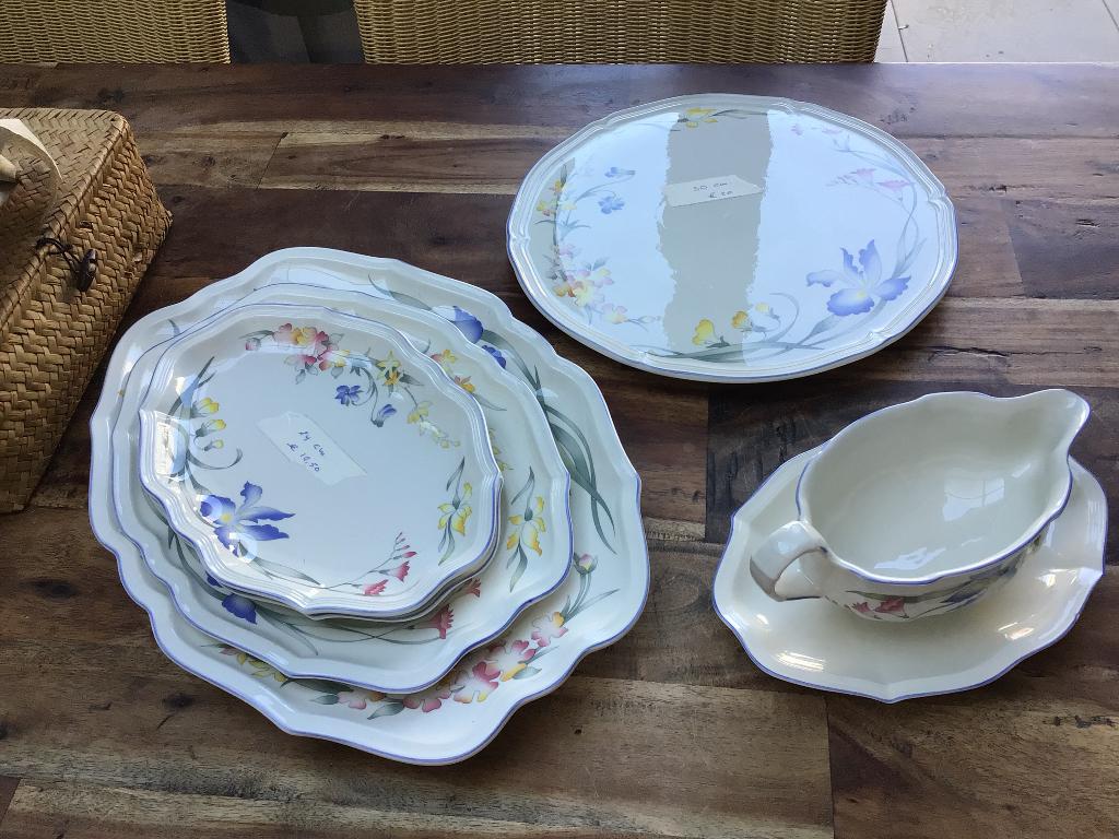 Villeroy en Boch Riviera serviesdelen in nieuwstaat 6 st., Ophalen of Verzenden, Overige stijlen, Porselein, Schaal of Schalen