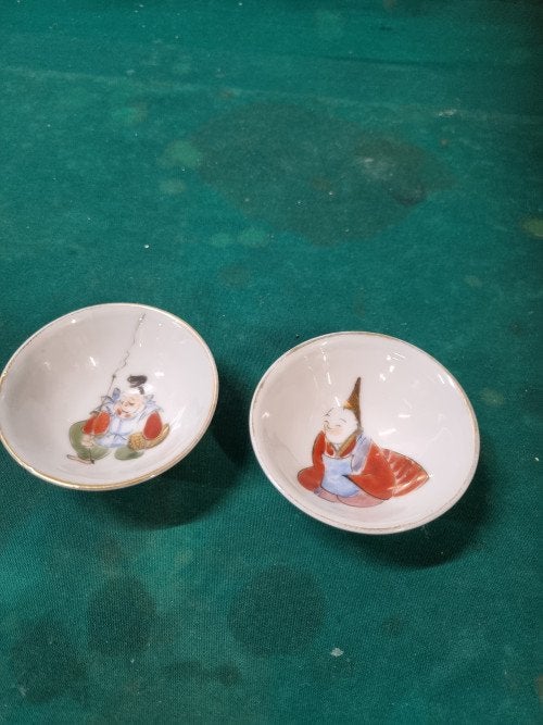 sake kopjes japans vintage, Antiek en Kunst, Antiek | Servies los, Ophalen of Verzenden