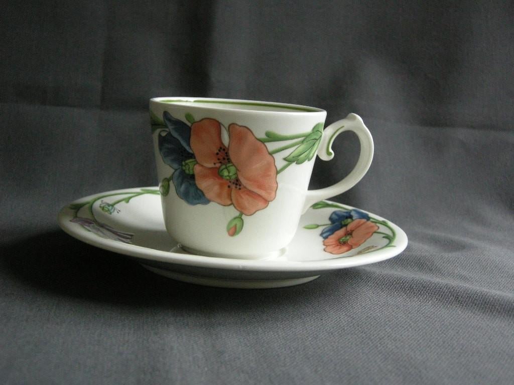 Villeroy & Boch Amapola, 1 kop & schotel, N.v.t., Villeroy & Boch, Ophalen of Verzenden, Zo goed als nieuw