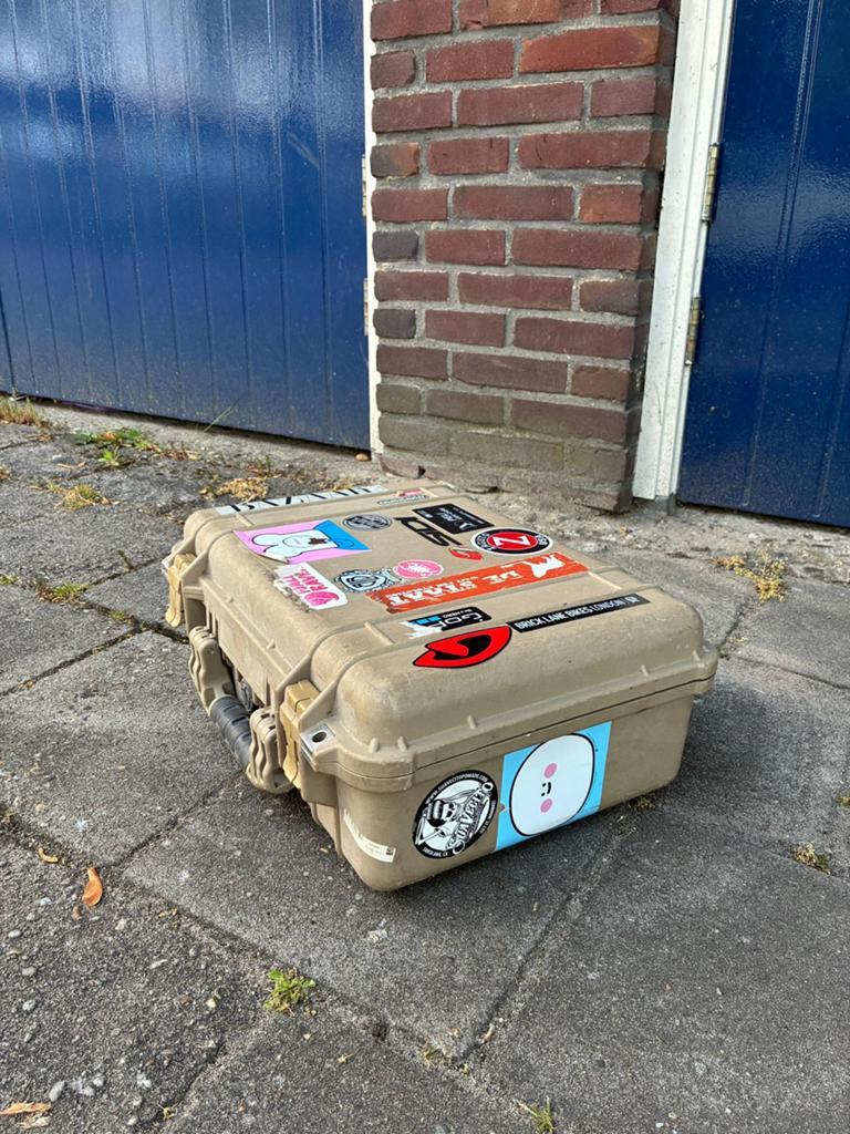 Peli 1500 desert tan, Muziek en Instrumenten, Behuizingen en Koffers, Ophalen of Verzenden, Gebruikt, Overige instrumenten