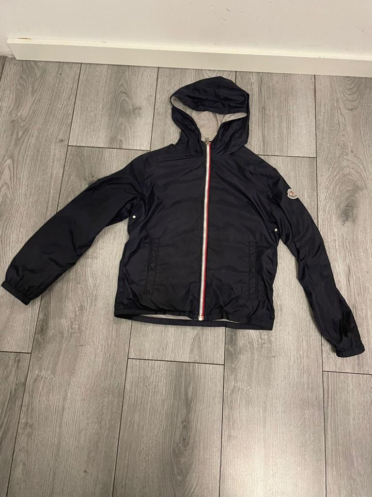 Moncler Hooded Windbreaker, Ophalen of Verzenden, Zo goed als nieuw, Overige maten, Blauw