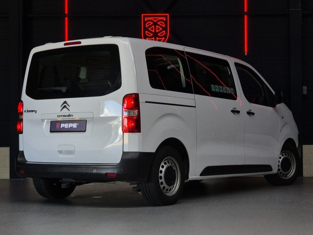 Citroen ë-Jumpy M 75kWh |9-PERS|PANO|APP|CRUISE|VERW., Auto's, Citroën, Gebruikt, Overige carrosserieën, Wit, Origineel Nederlands